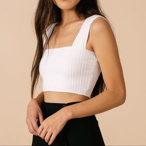 Womn White Jess Top